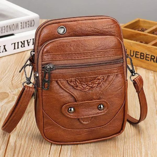 Women's Vintage Embossed Shoulder Bag