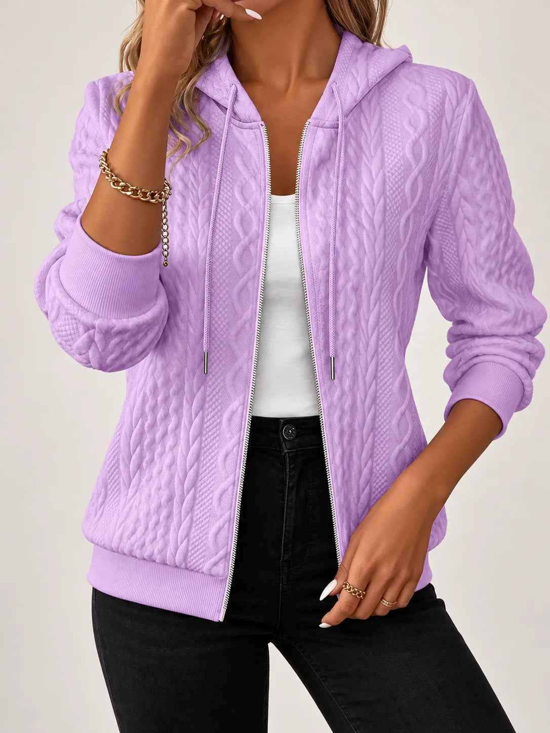Amara Sweater in Violet