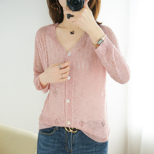 Marguerite | Open-Knit Cropped Cover-Up