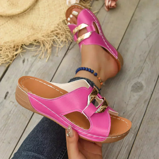 Women's Cushioned Arch Support Wedge Sandals