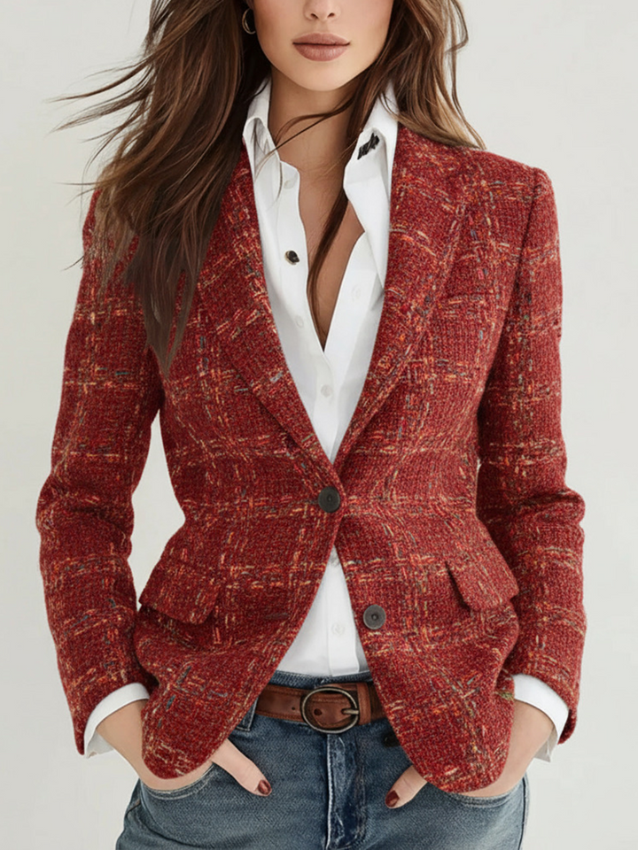 Etta | Vintage Plaid Blazer