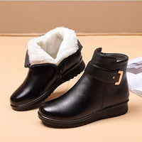 Jasmine | Cozy Buckle Ankle Boots