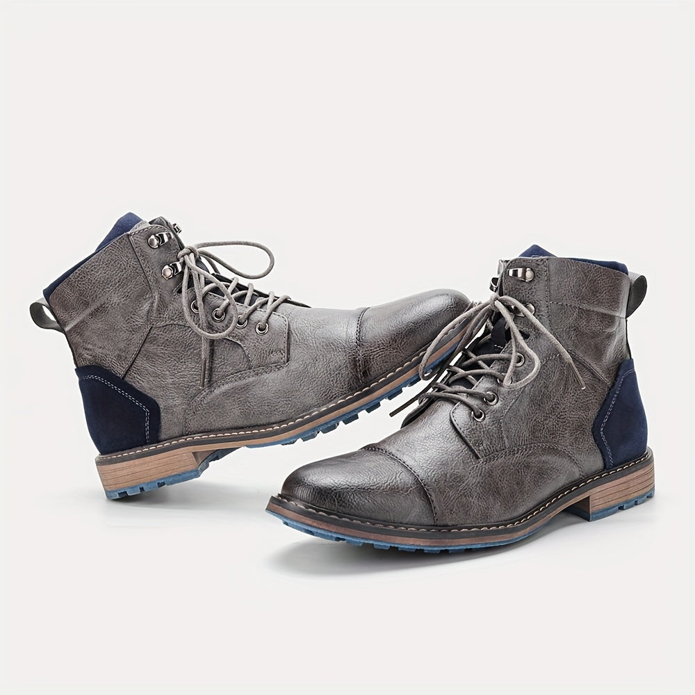 Mario | Refined Cap-Toe Ankle Boots