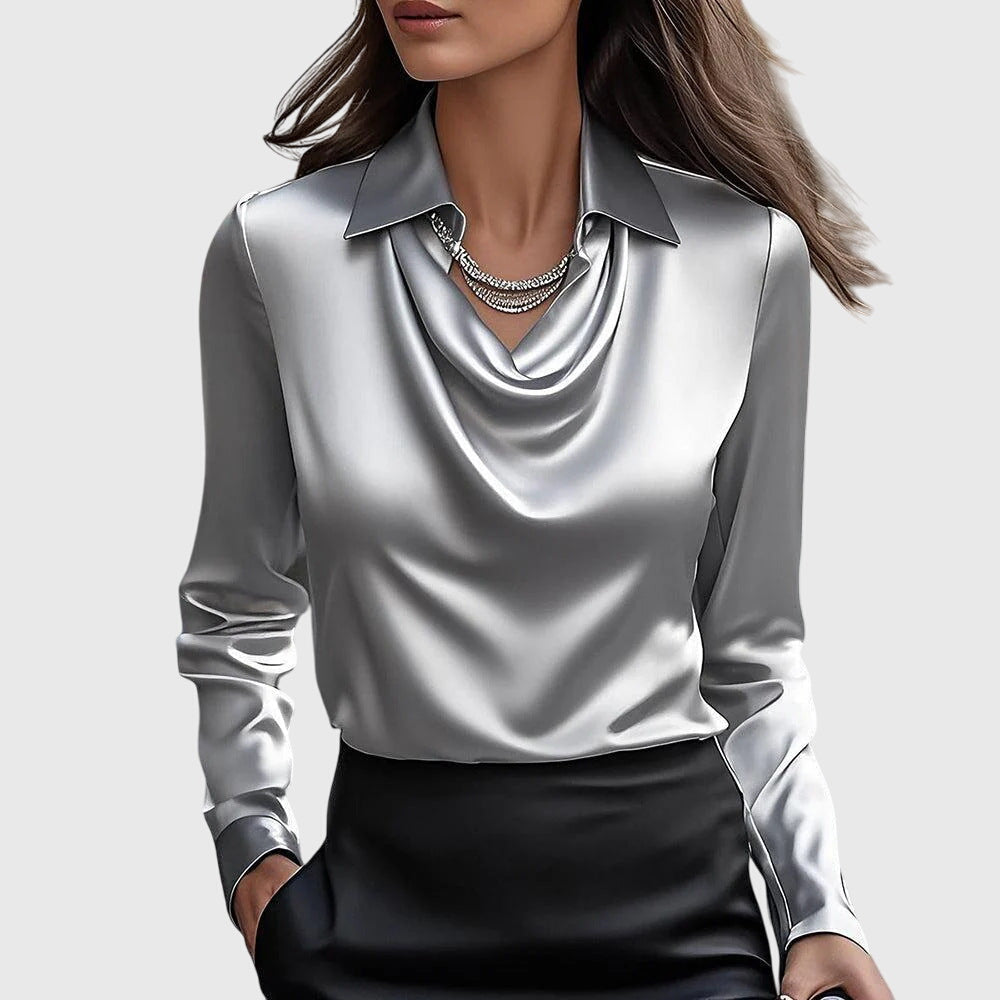 Juliana | Draped Elegant Blouse