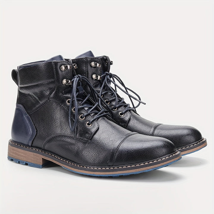 Mario | Refined Cap-Toe Ankle Boots