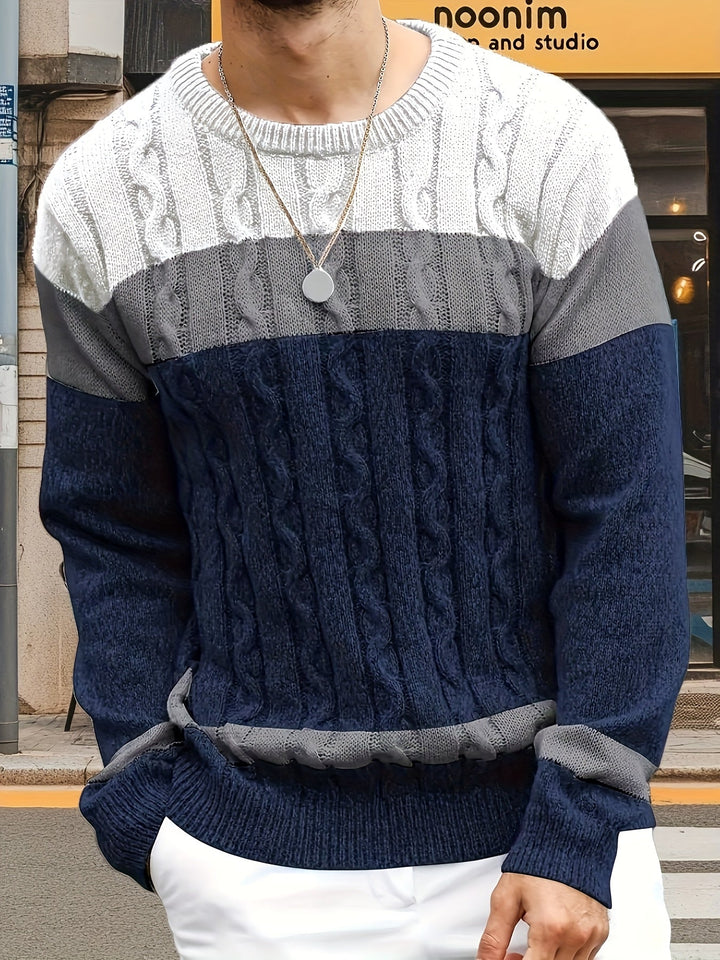 Spencer | Classic Cable-Knit Pullover