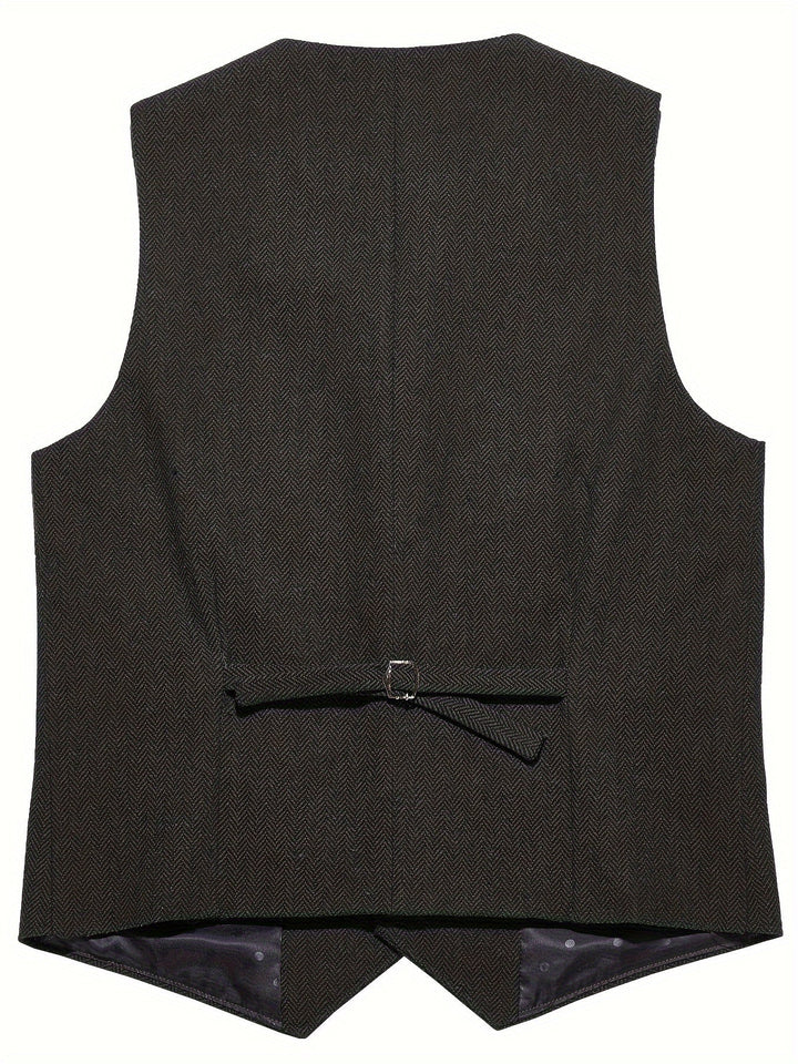 Quentin | Refined Herringbone Waistcoat