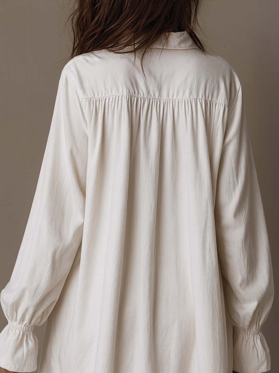 Lucia Lace Detail Shirt Dress