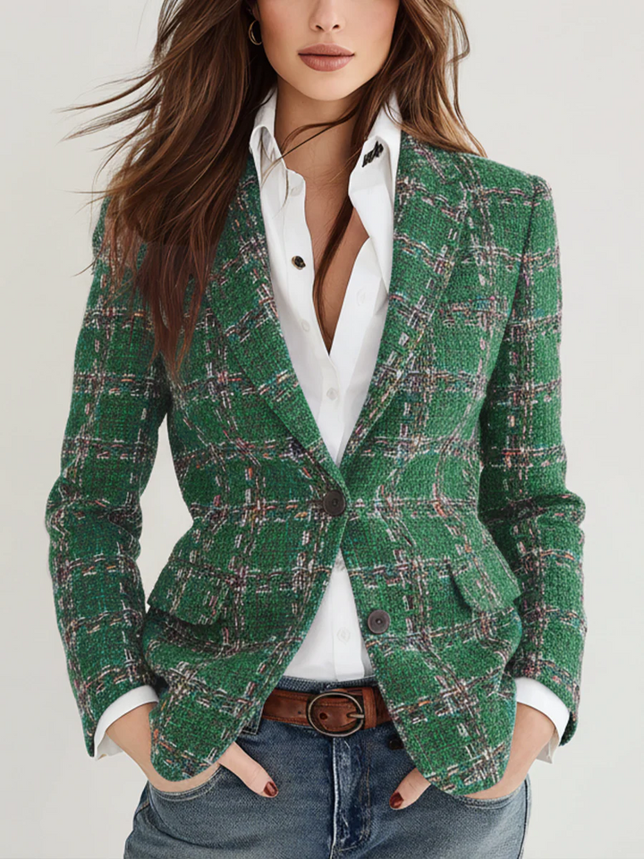 Etta | Vintage Plaid Blazer