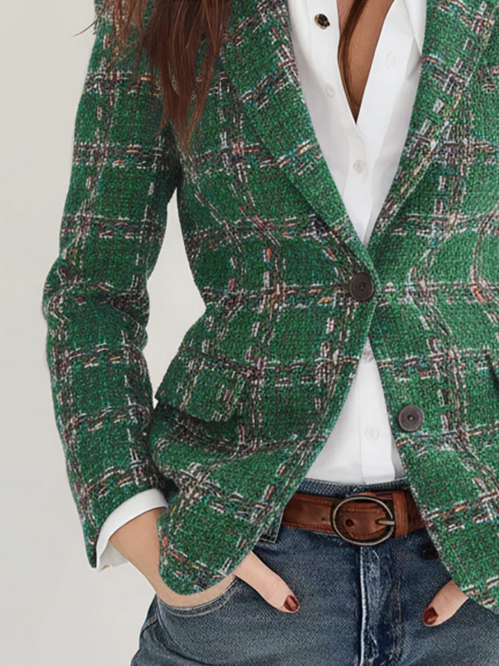 Etta | Vintage Plaid Blazer