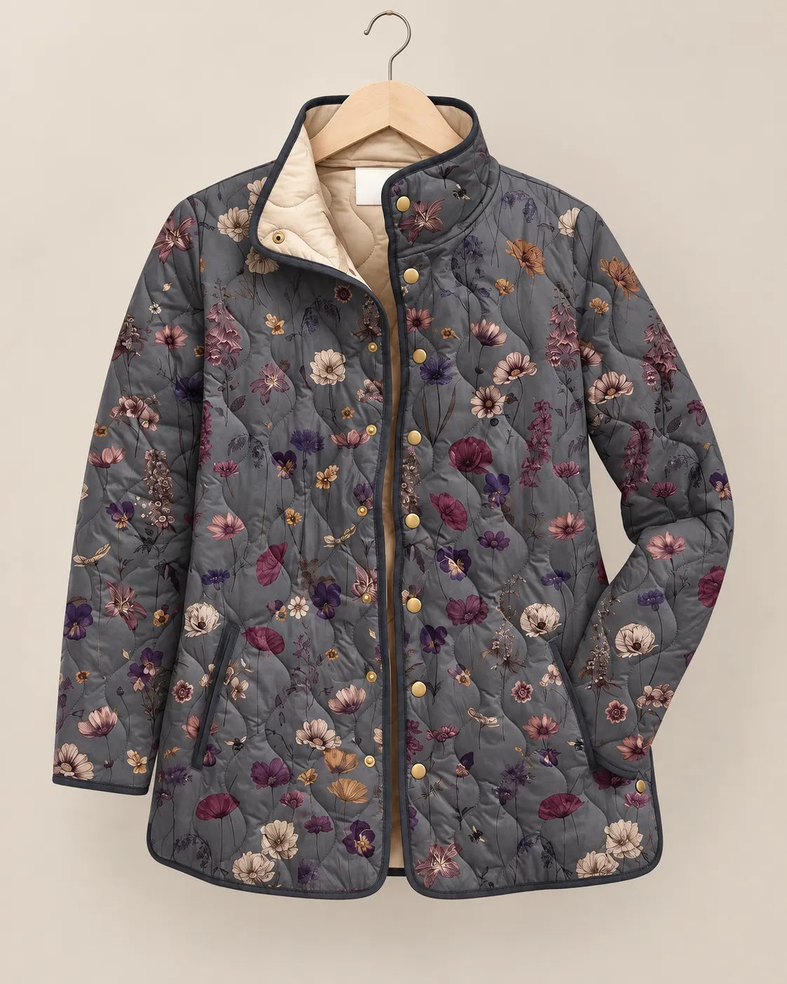 Liora in Charcoal Floral