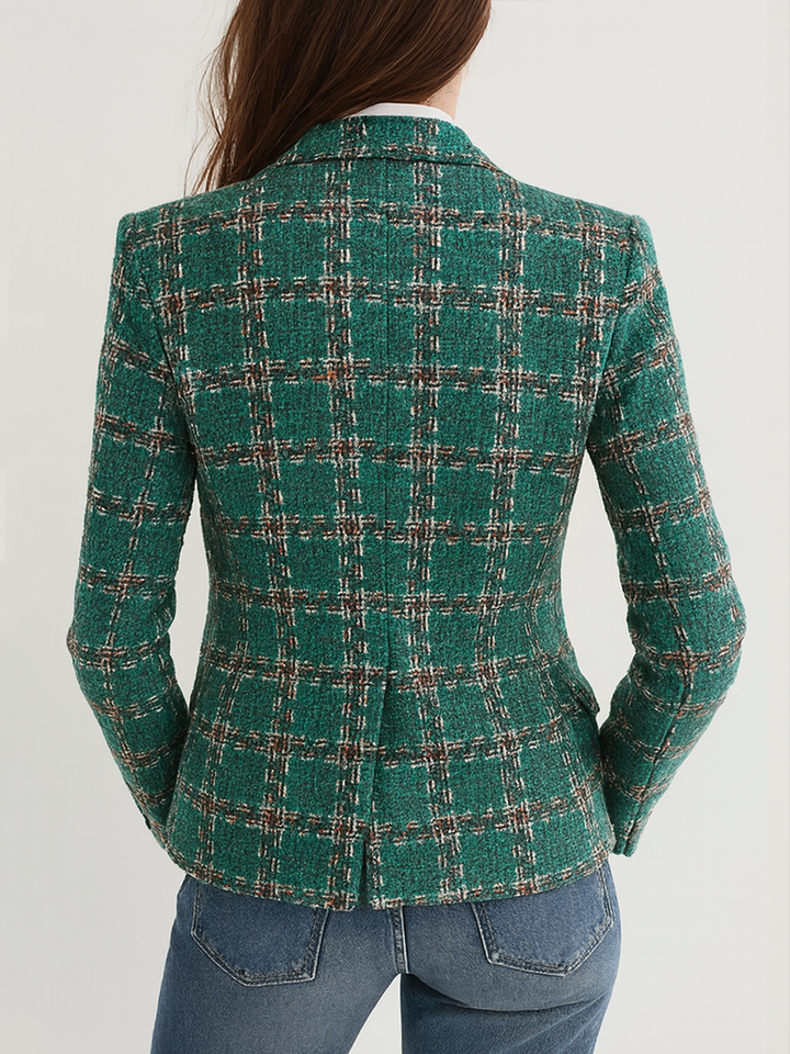 Etta | Vintage Plaid Blazer