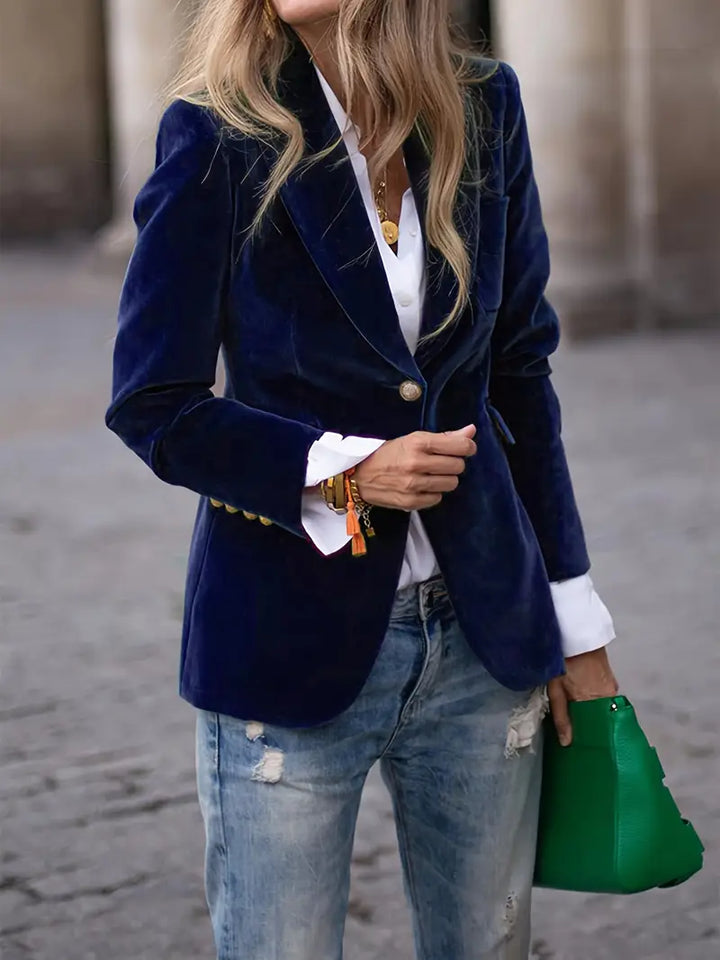 Candy | Elegant Velvet Blazer