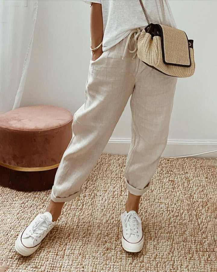 Remy | Linen Waistband Pants