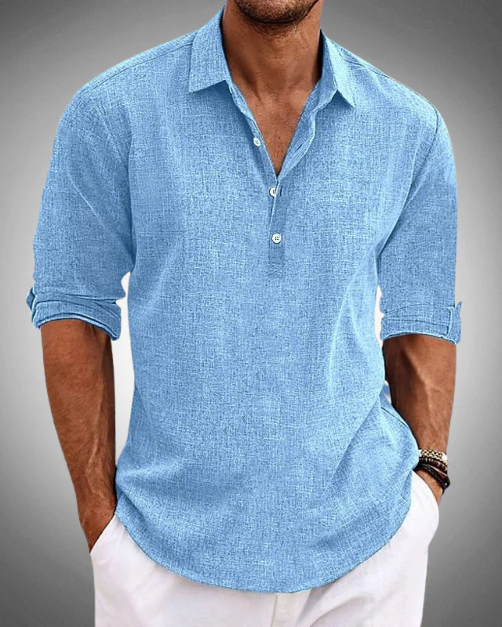 Javier | Refined Button-Front Classic Shirt