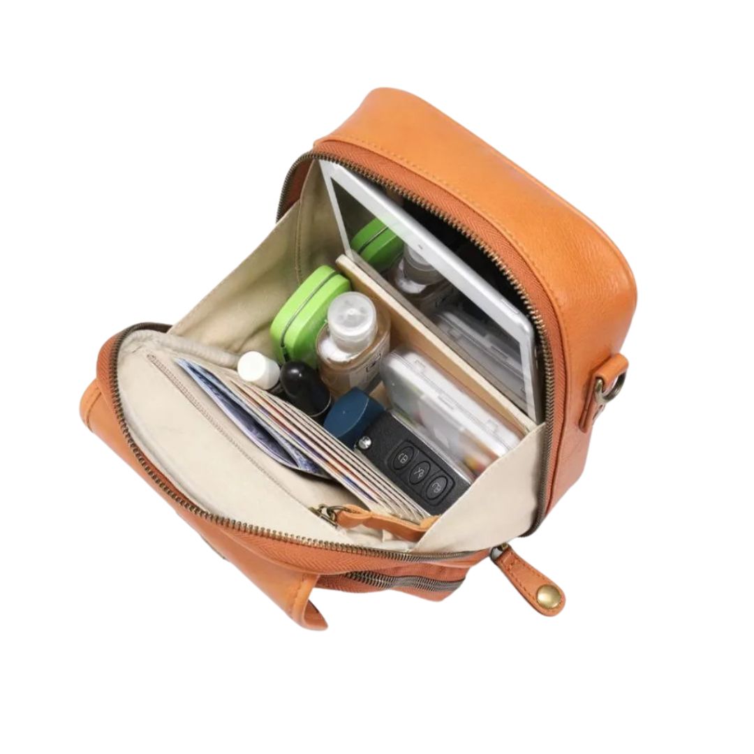 Women's Built-In Wallet Shoulder Bag