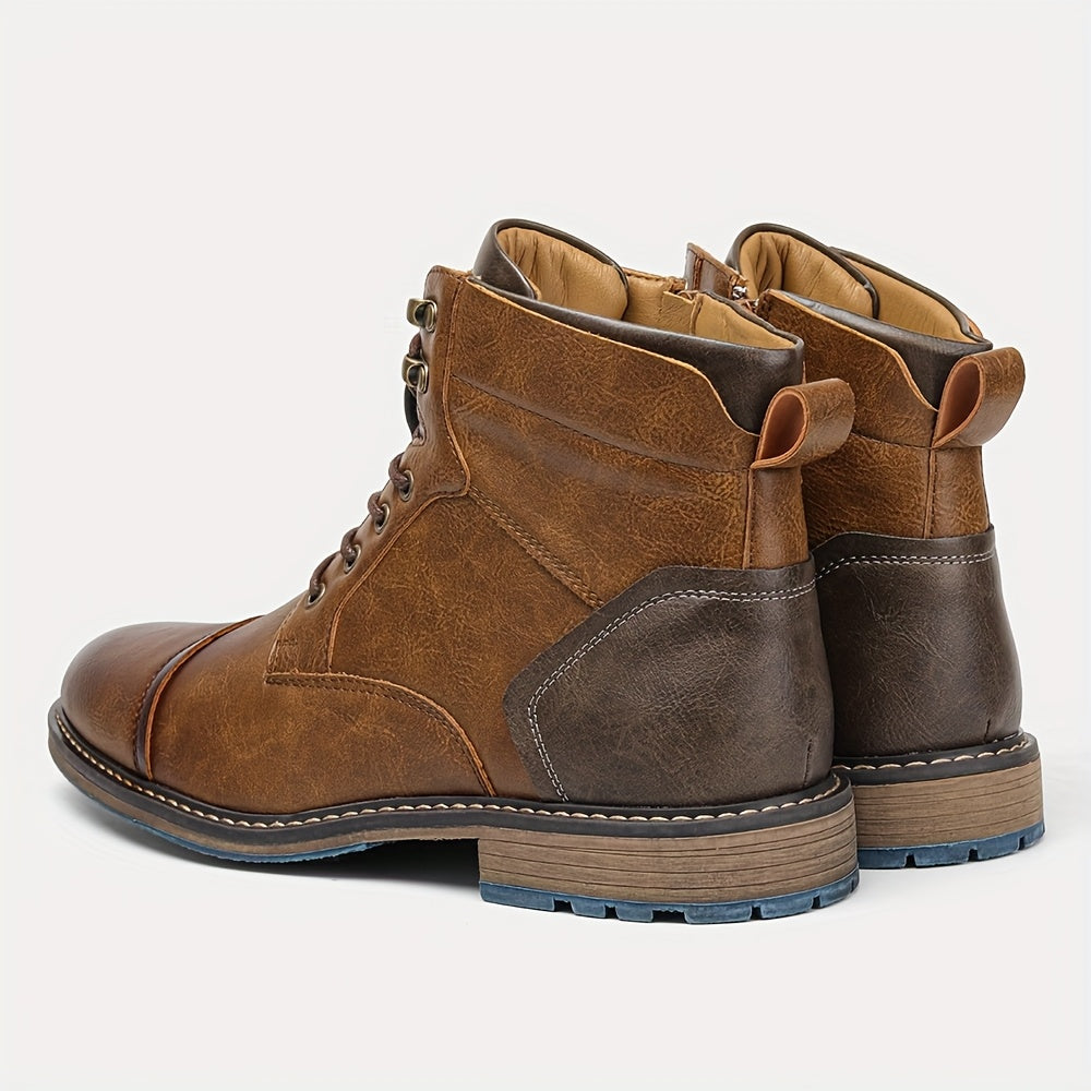 Mario | Refined Cap-Toe Ankle Boots