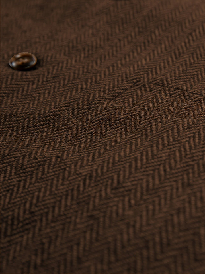 Miles | Heritage Herringbone Vest