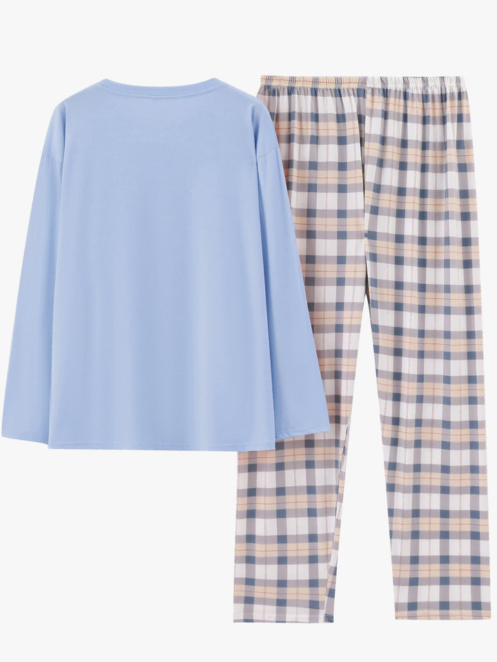 Sheryl | Relaxed Plaid Two-Piece Set