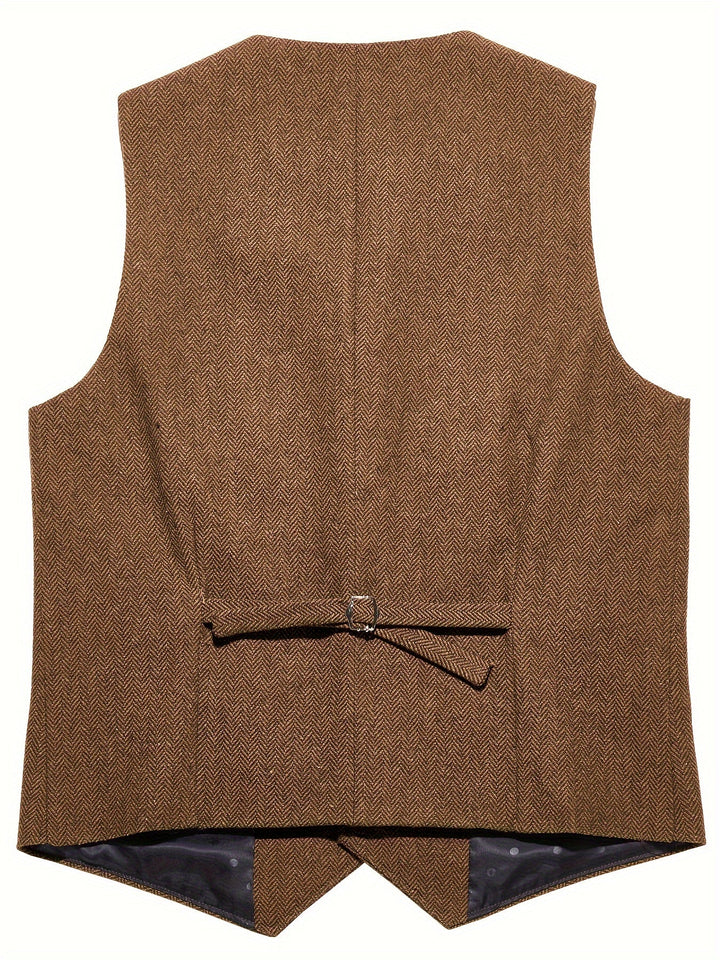 Quentin | Refined Herringbone Waistcoat