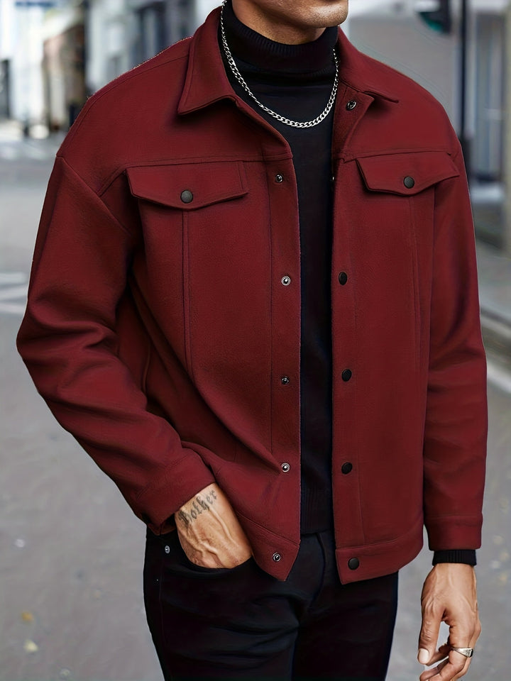 Darryl | Modern Snap-Button Jacket