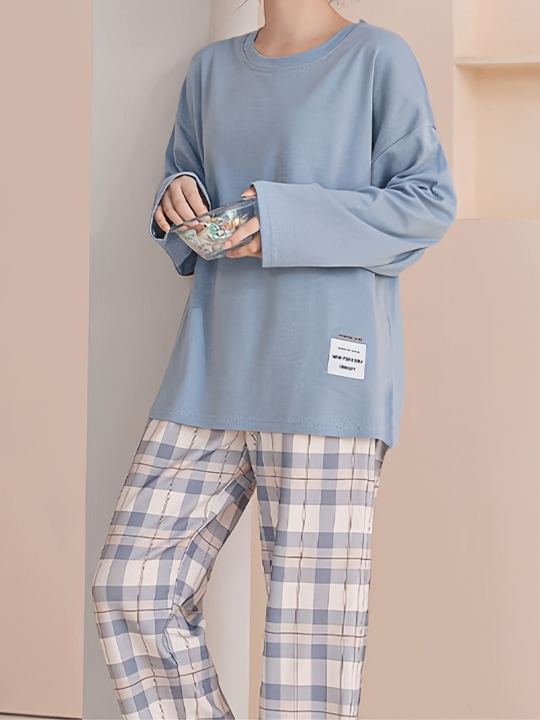 Sheryl | Relaxed Plaid Two-Piece Set