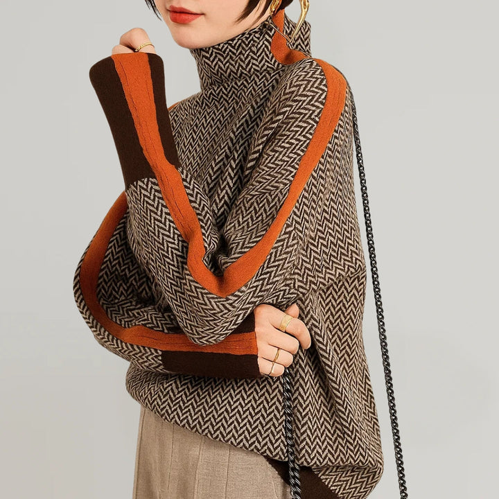 Zoey | High Neck Pullover Sweater