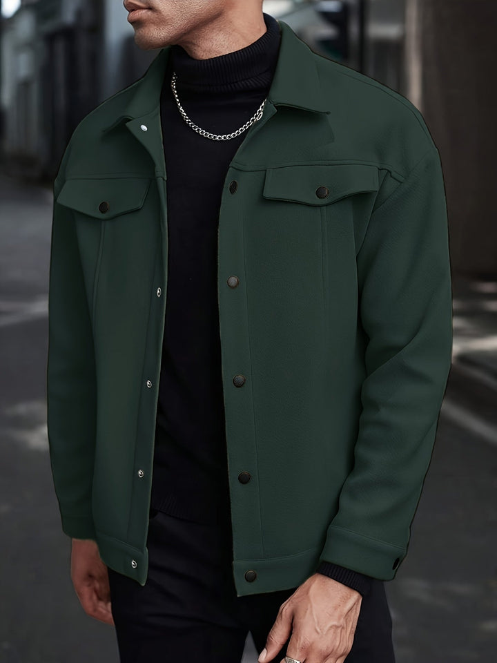 Darryl | Modern Snap-Button Jacket