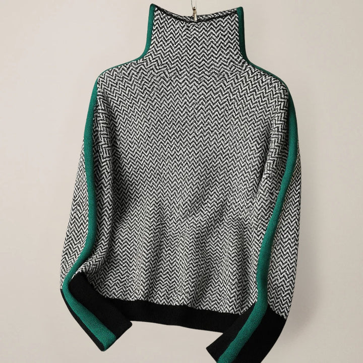 Zoey | High Neck Pullover Sweater