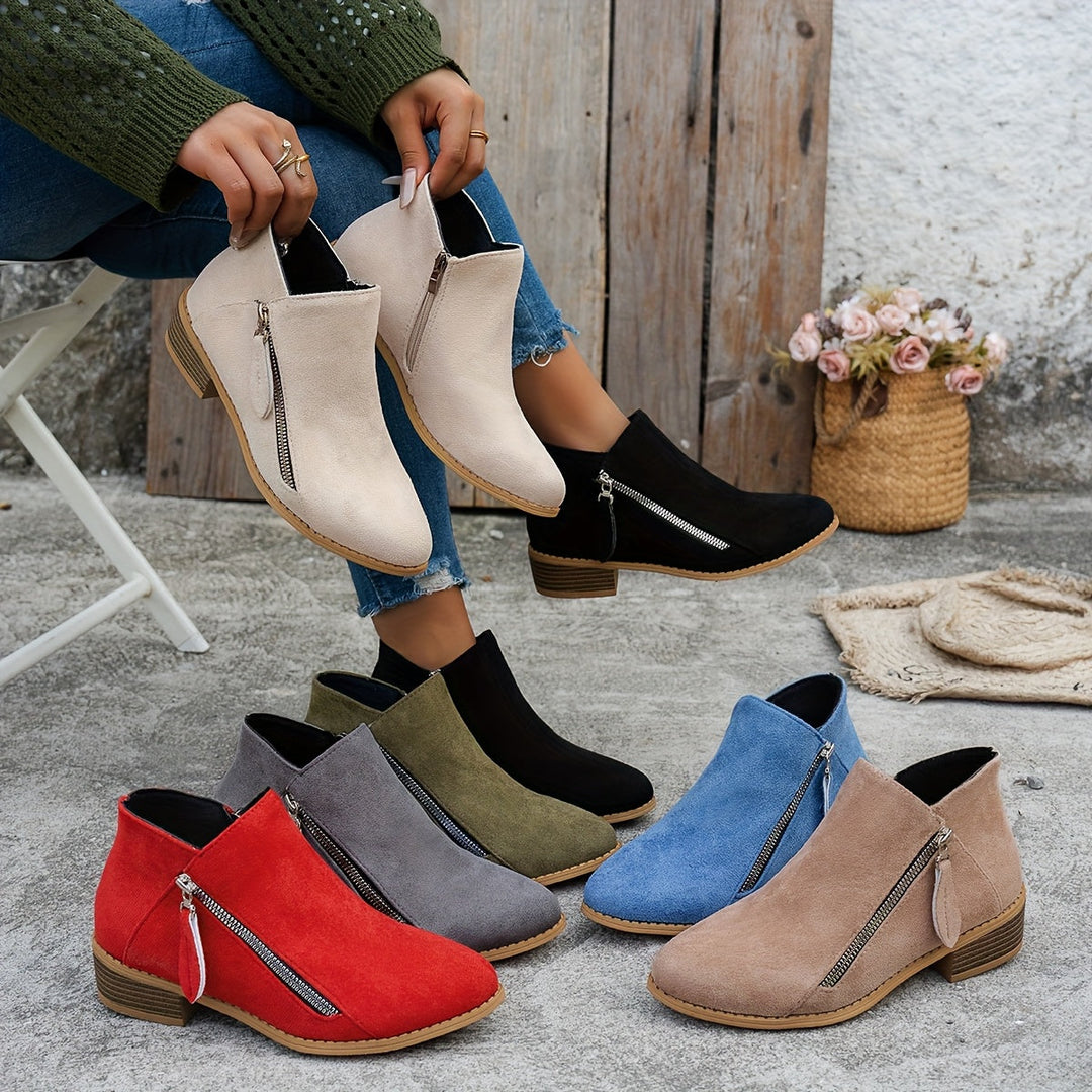 Allison | Timeless Side-Zip Ankle Boots
