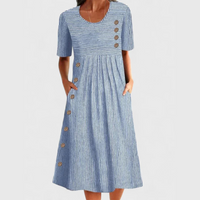 Ashleigh | Striped Midi Dress