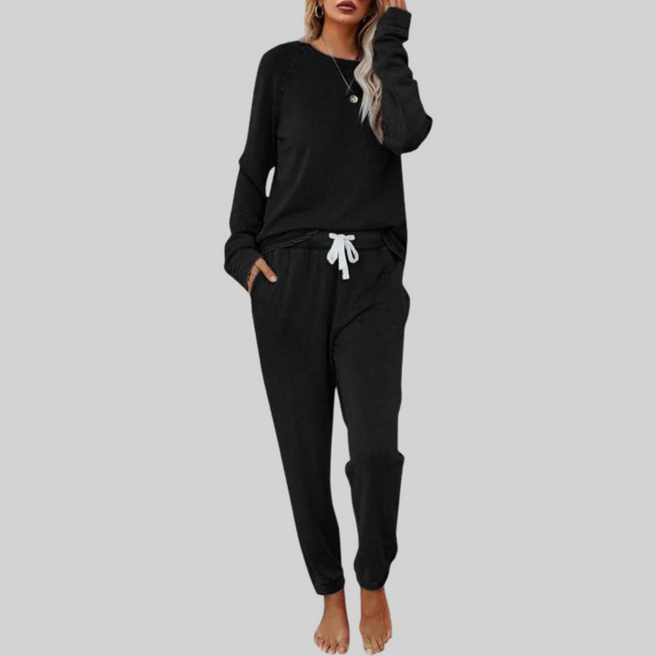 Leanna | Casual Long Sleeve Sweatsuit Set