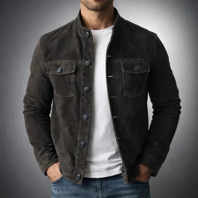 Alan | Classic Pocket Suede Jacket