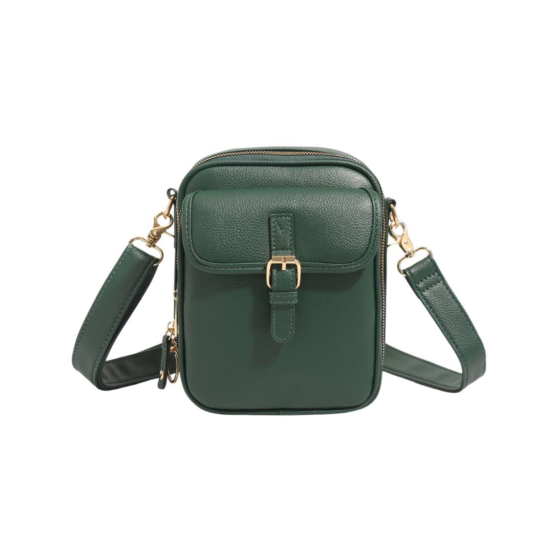 Women's Built-In Wallet Shoulder Bag