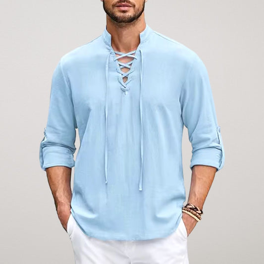 Breeze Lace-Up Shirt