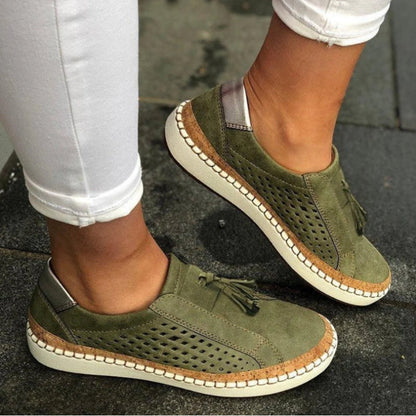 Women's Breathable Elastic Arch Support Slip On Shoes
