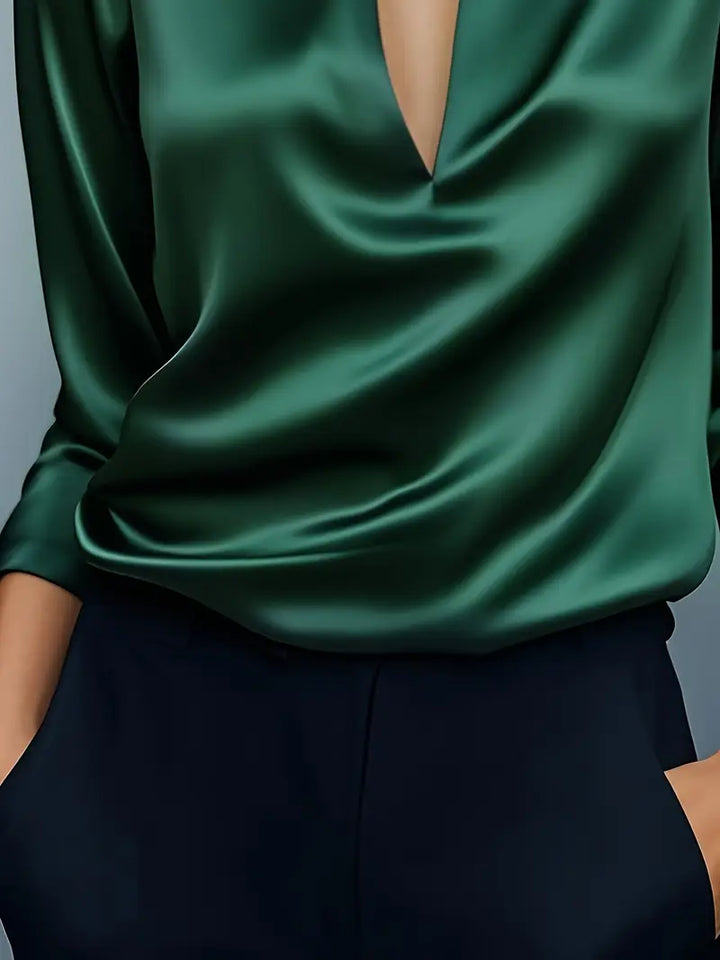 Eva | Premium V-Neck Blouse