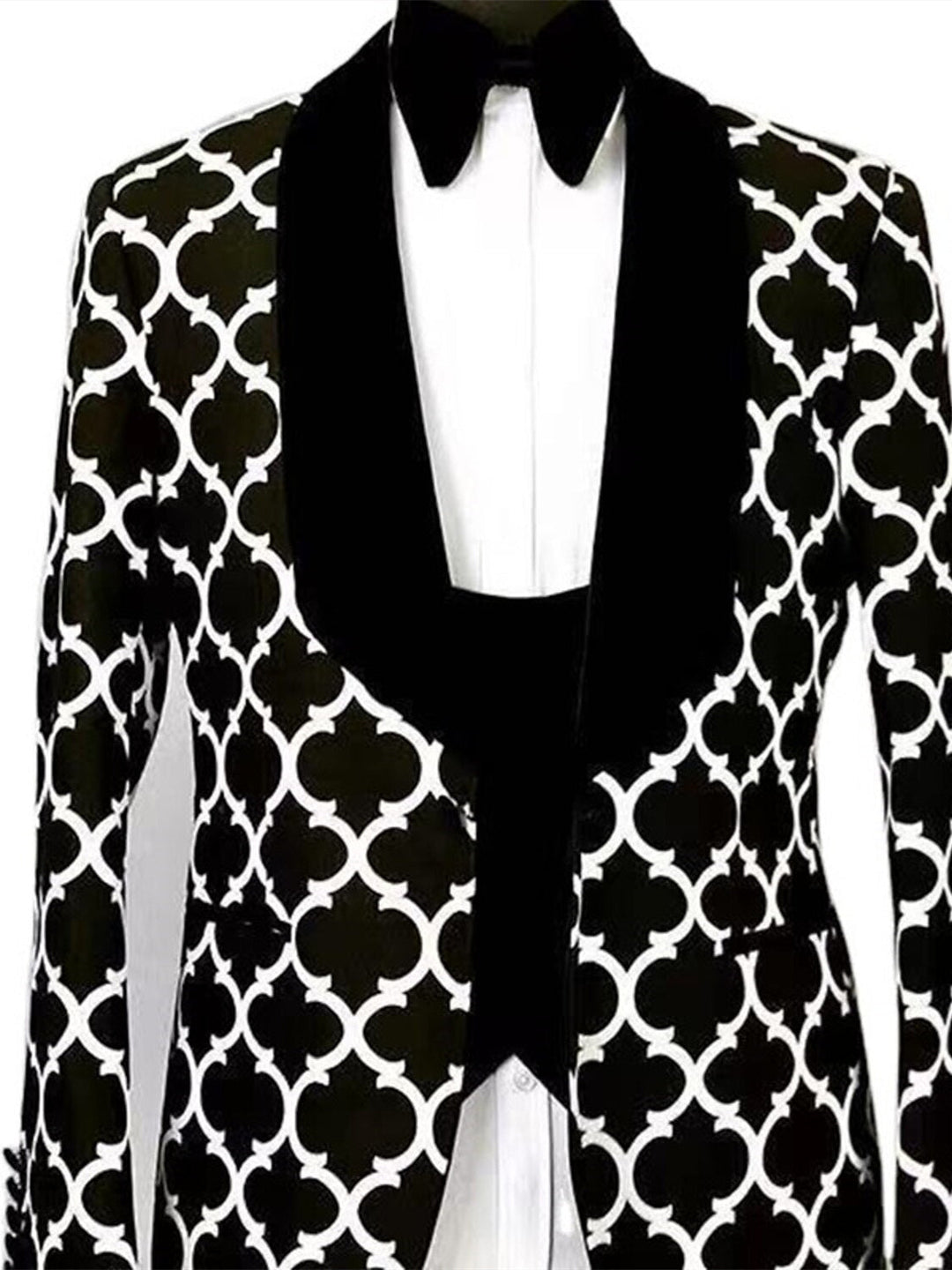 Derrick | Stylish Checkered Single Breasted Suit