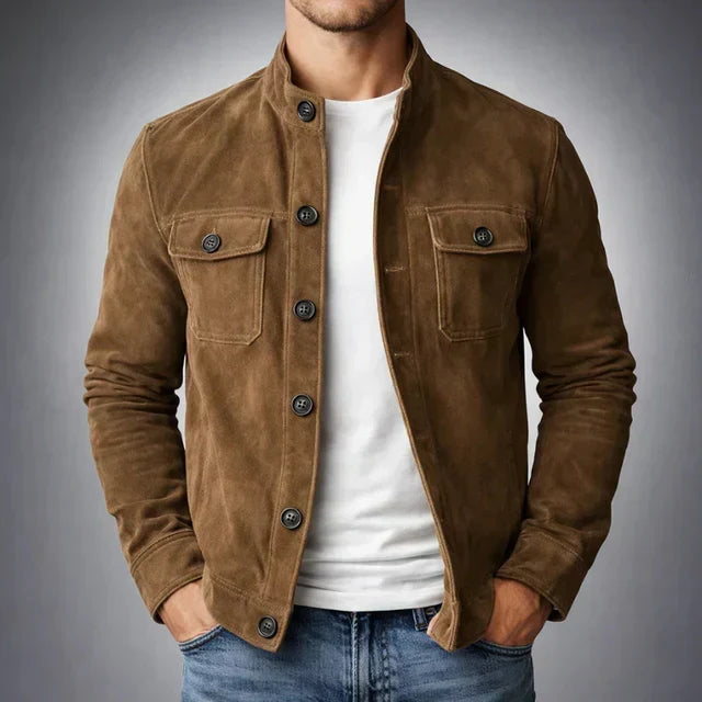 Alan | Classic Pocket Suede Jacket