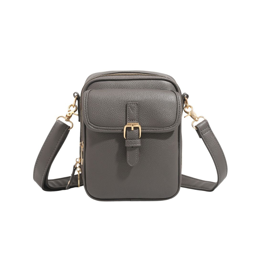 Women's Built-In Wallet Shoulder Bag