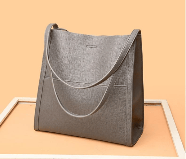 Women's Vertical Multi-Pocket Shoulder Bag