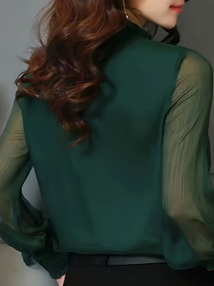 Ethel | Stand-Collar Blouse