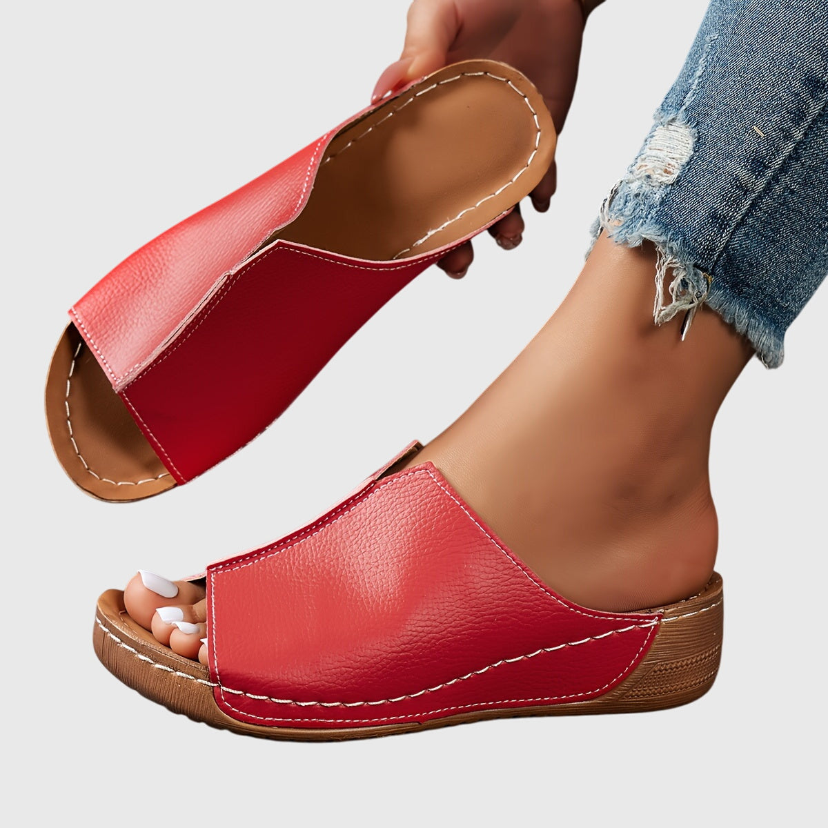 Women's Adjustable Strap Open Toe Supportive Sandals