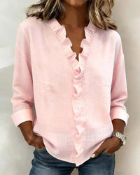 Lynette | Lightweight V-Neck Blouse
