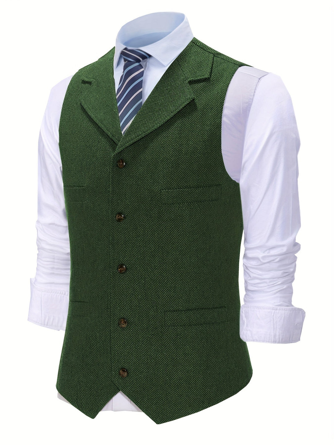 Quentin | Refined Herringbone Waistcoat