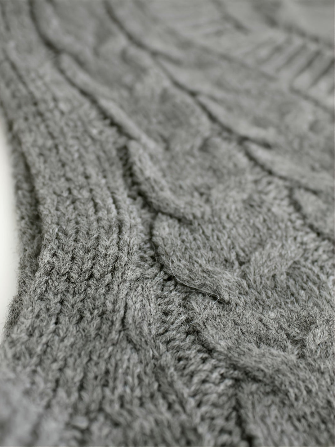 Lillian | Cable-Knit V-Neck Sweater Vest