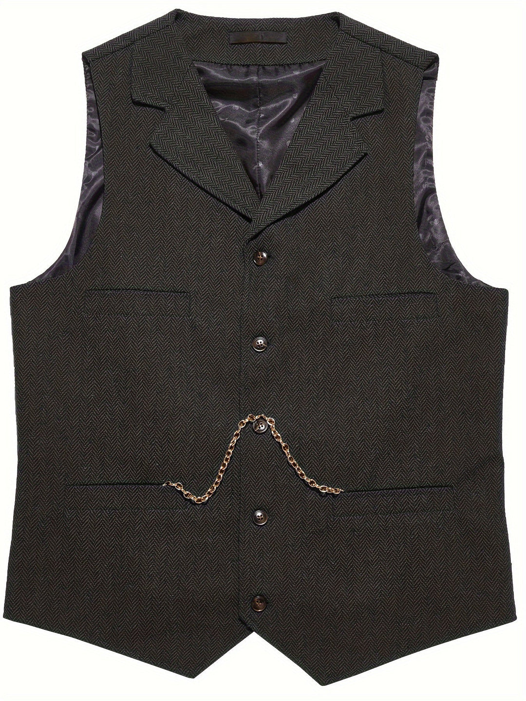 Quentin | Refined Herringbone Waistcoat