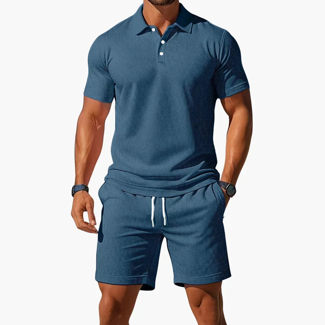 Justin | Premium Summer Polo &amp; Shorts Set