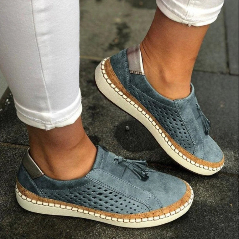 Women's Breathable Elastic Arch Support Slip On Shoes