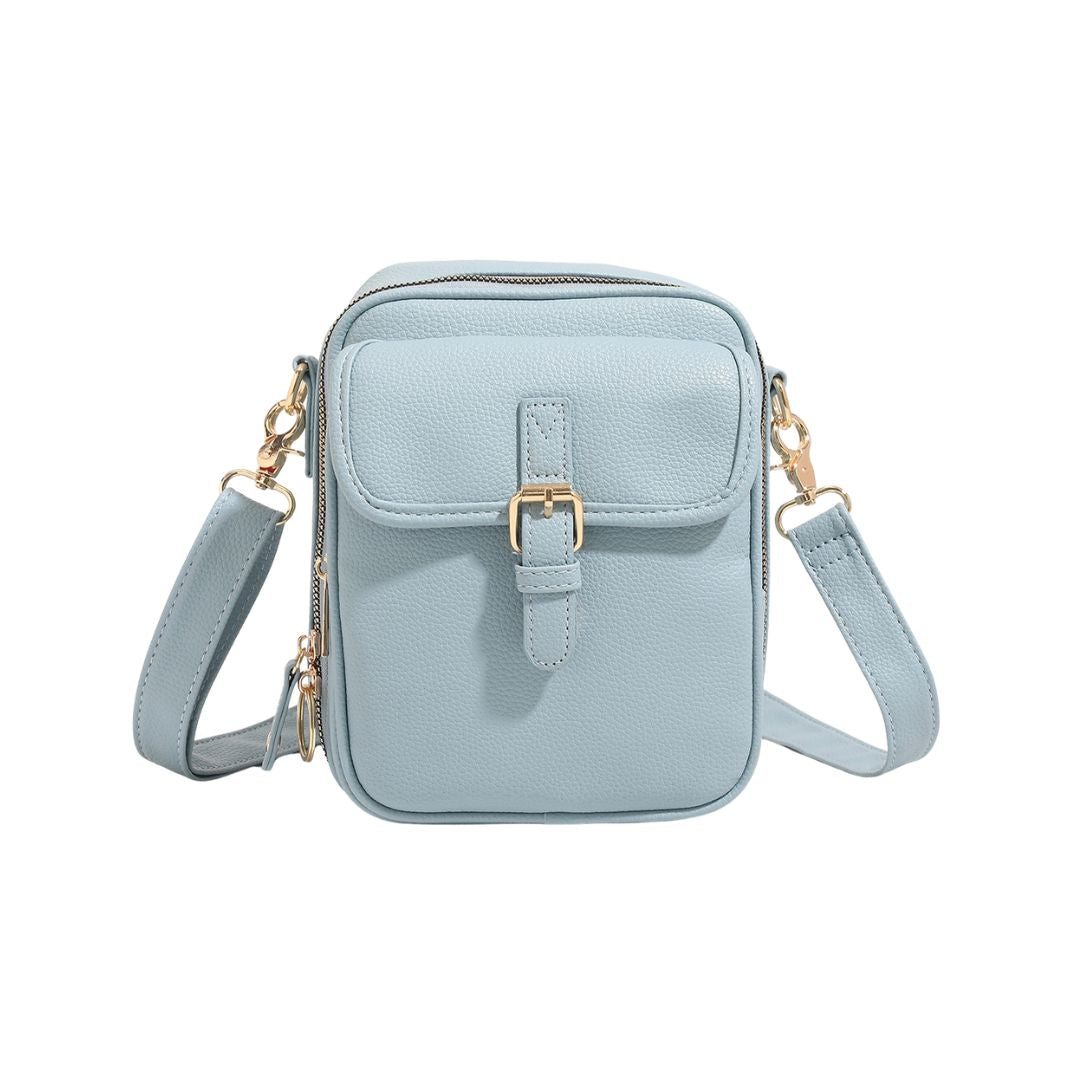 Women's Built-In Wallet Shoulder Bag